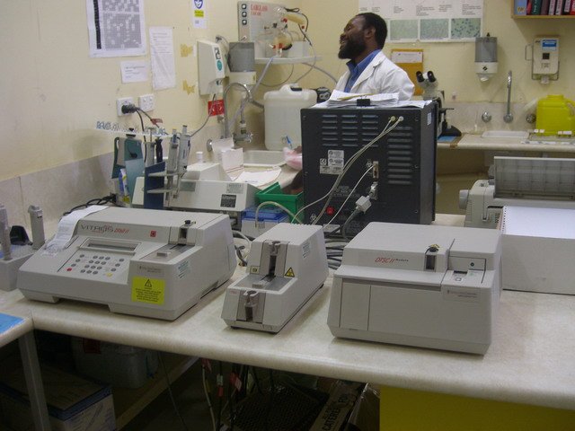 Pathology laboratory equipment, Lihir Island Medical Centre